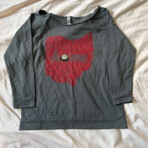 Ohio off the shoulder crewneck
